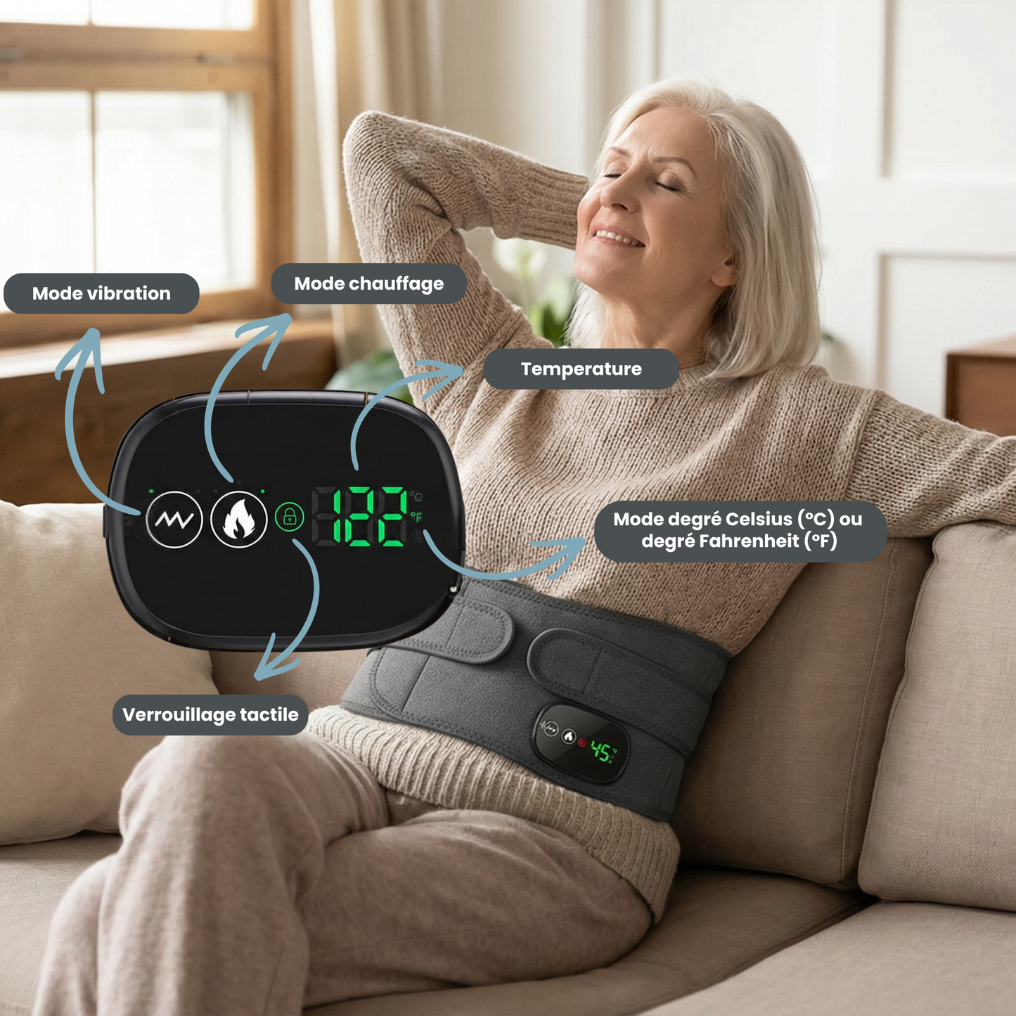 Apaisa – Ceinture lombaire apaisante