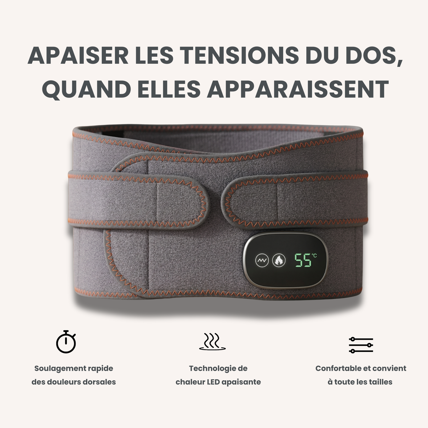Apaisa – Ceinture lombaire apaisante